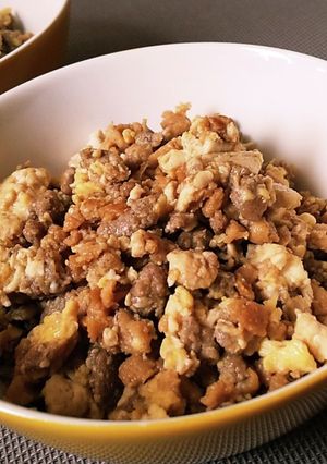 ◆簡単♡ひき肉と豆腐のそぼろ◆-レシピのメイン写真