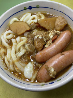 ソーセージカレーうどん-レシピのメイン写真