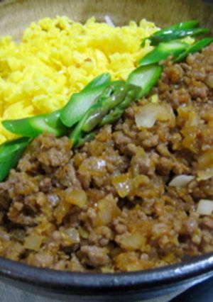 節約♪簡単♪３色そぼろ丼-レシピのメイン写真