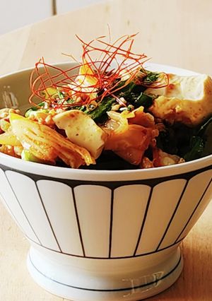 汁だく豆腐の卵とじ丼☆スープジャーお弁当-レシピのメイン写真