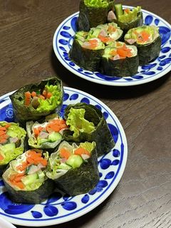 野菜の海苔巻き-レシピのメイン写真