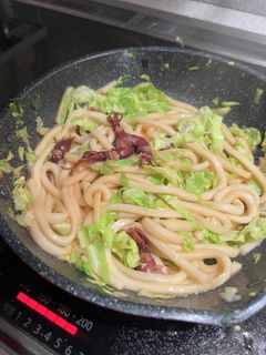 ホタルイカの焼きうどん-レシピのメイン写真