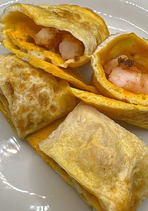 プリプリ海老の海老卵焼き！-レシピのメイン写真