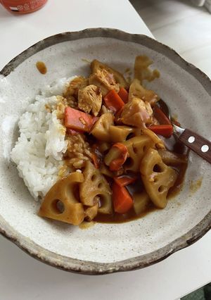 すぐできる!冷凍庫の野菜で1人前カレー-レシピのメイン写真