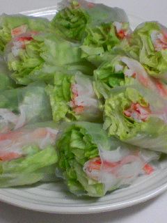 サラダ生春巻き-レシピのメイン写真
