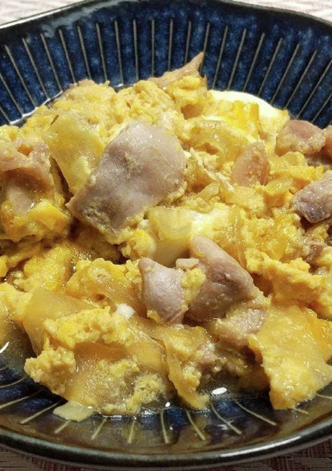 鶏もも肉の卵とじ-レシピのメイン写真