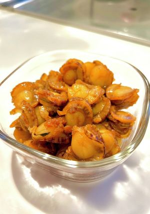 ベビーほたての甘辛煮　全部同量簡単レシピ-レシピのメイン写真