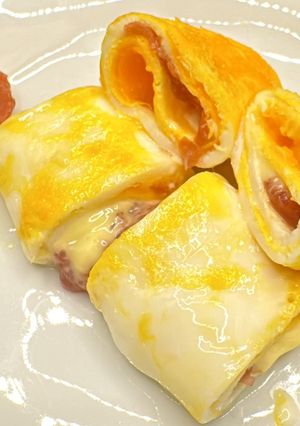 さっぱり濃厚！梅マヨ卵焼き！-レシピのメイン写真