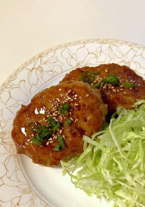 照り焼きチキンバーグ-レシピのメイン写真