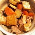 レンジ時短!さつまいもと厚揚げの甘辛炒め