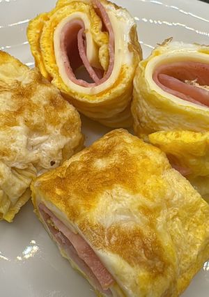 子供も喜ぶ！ベーコン巻き卵焼き！-レシピのメイン写真