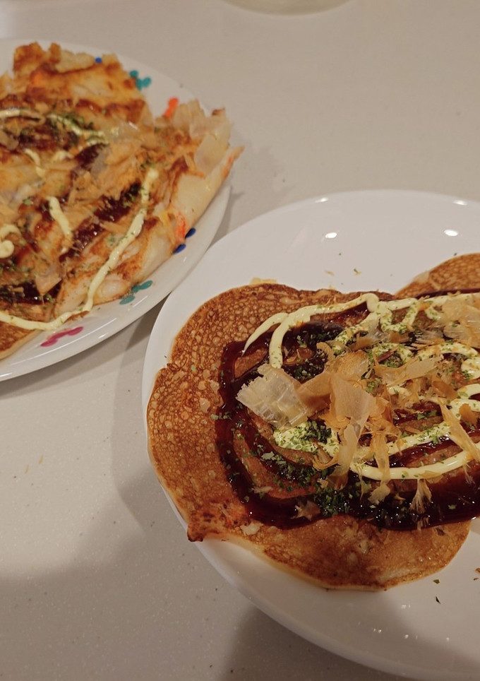 カニカマと玉ねぎのお好み焼き風-レシピのメイン写真