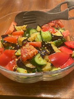 夏野菜のサラダ・甘酢マヨネーズ-レシピのメイン写真