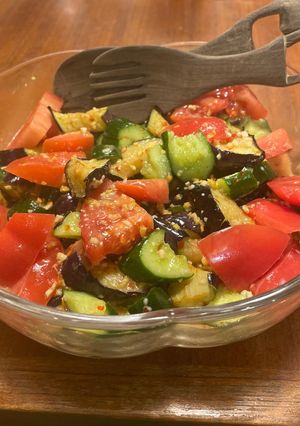 夏野菜のサラダ・甘酢マヨネーズ-レシピのメイン写真