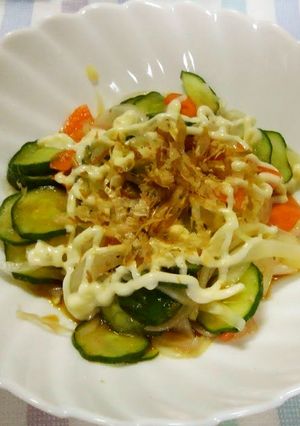 きゅうり＆玉ねぎの酢の物 ：シンプルです-レシピのメイン写真