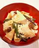 山菜おこわ♡炊飯器で簡単！甘めで優しい味