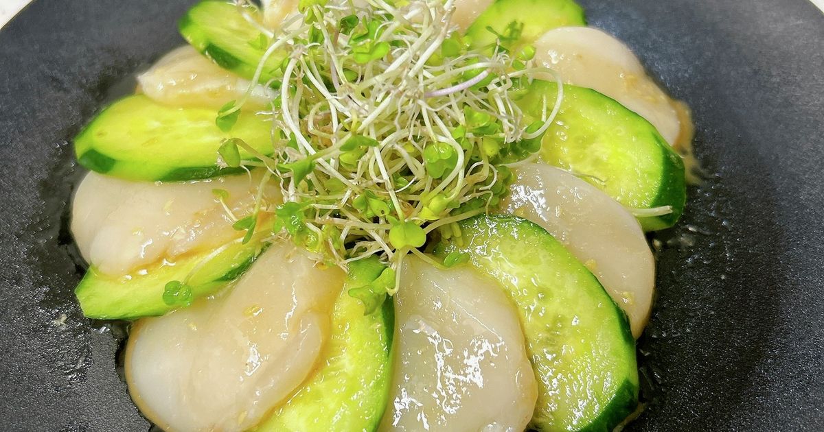 クックパッド ホタテといくらの和風カルパッチョ by yummysunny