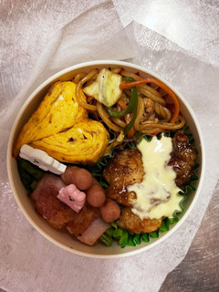 毎日のお弁当〜チキン南蛮と焼きそば〜-レシピのメイン写真