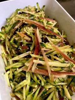 胡瓜 みょうが 大葉のおかか塩昆布和え-レシピのメイン写真