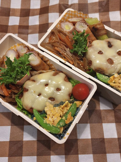 高1男子とパパの弁当240430-レシピのメイン写真