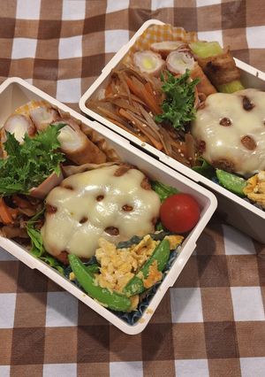 高１男子とパパの弁当240430-レシピのメイン写真