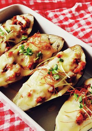 10分de旨辛なす味噌チーズ☆防災☆簡単-レシピのメイン写真