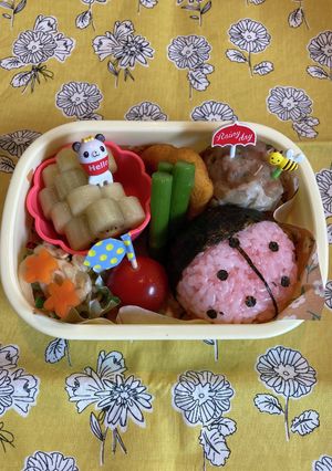 幼稚園　てんとう虫お弁当-レシピのメイン写真