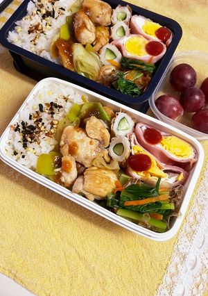 20240430娘ちゃん息子っちのお弁当-レシピのメイン写真