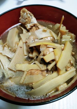 手羽元と薄切り筍の煮物-レシピのメイン写真