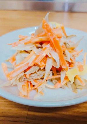 たくあんと根菜のヨーグルトサラダ-レシピのメイン写真