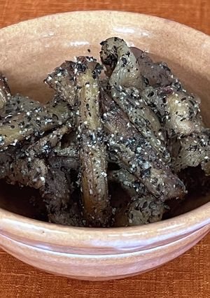 作り置き惣菜♡豚バラと牛蒡の黒胡麻まみれ-レシピのメイン写真