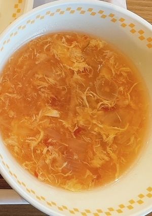給食＊トマトたまごスープ-レシピのメイン写真