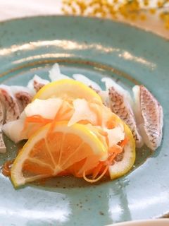 炙り鯛のレモンマリネ-レシピのメイン写真