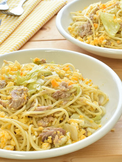 春キャベツとツナの梅昆布パスタ-レシピのメイン写真