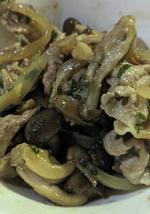 きのこと大葉の豚肉のしょうがやき-レシピのメイン写真