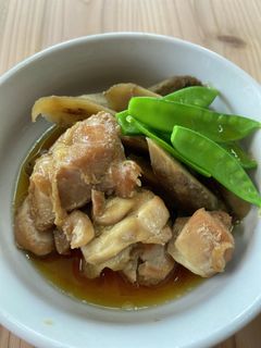 鶏もも肉とごぼうの煮物-レシピのメイン写真