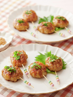 レンジで簡単!鶏の焼きつくね-レシピのメイン写真