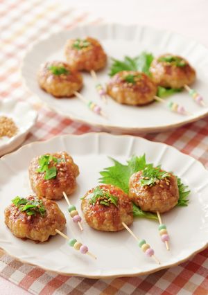 レンジで簡単！鶏の焼きつくね-レシピのメイン写真