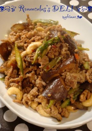 茄子とひき肉の♔アジアン〜なスイチリ炒め-レシピのメイン写真