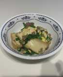 厚揚げとひき肉でニラ玉☆ふんわり卵で中華