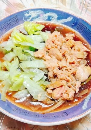 梅しそ風春雨スープフォー仕立て-レシピのメイン写真