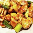 鶏肉と長ネギの生姜炒め