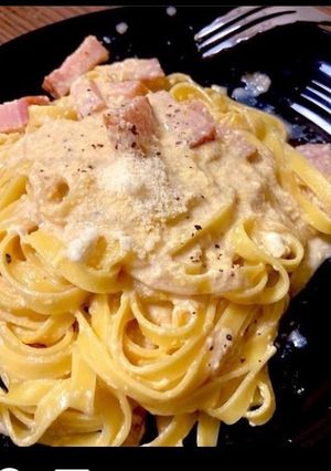 簡単なカルボナーラっぽいやつ-レシピのメイン写真