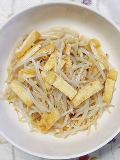 もやしと油あげのゆずぽん和え-レシピのメイン写真