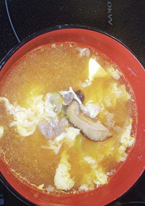 ふわふわ卵のチゲスープ　簡単-レシピのメイン写真