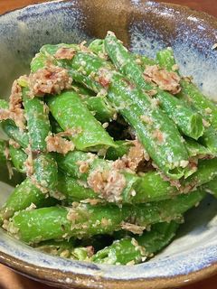 インゲンの胡麻マヨポン酢-レシピのメイン写真