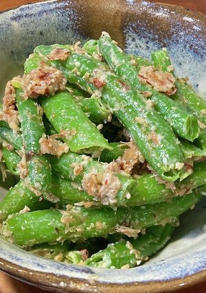 インゲンの胡麻マヨポン酢-レシピのメイン写真