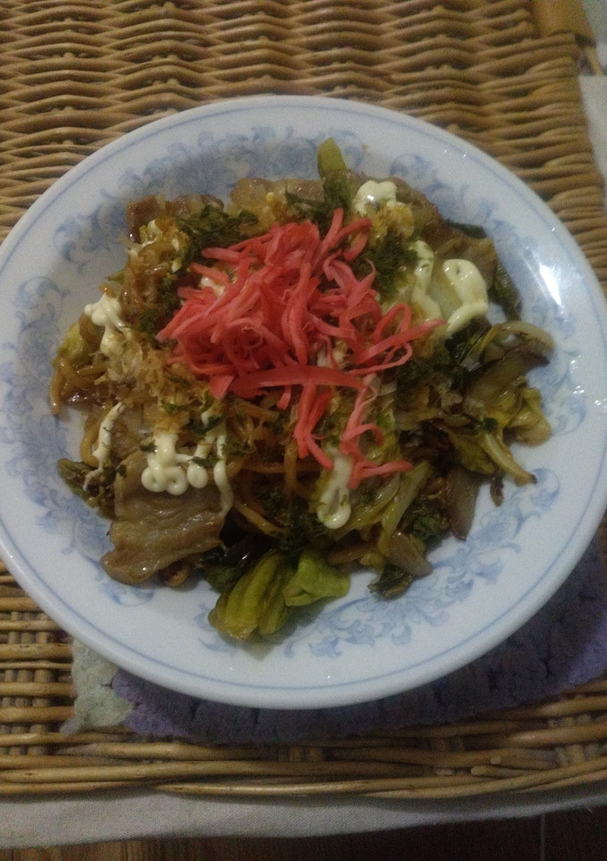お好み焼き風焼きそば-レシピのメイン写真