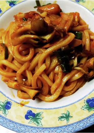 ナポリタンうどん-レシピのメイン写真