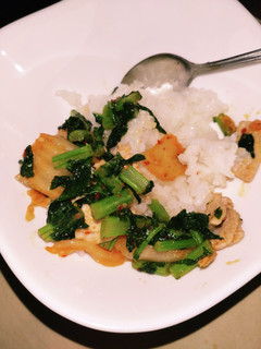 キムチと大根葉の炒め物-レシピのメイン写真